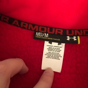 Red UA Sweatshirt fleece lined